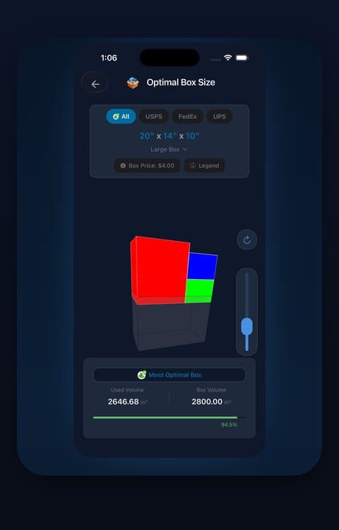 PackShip on iOS